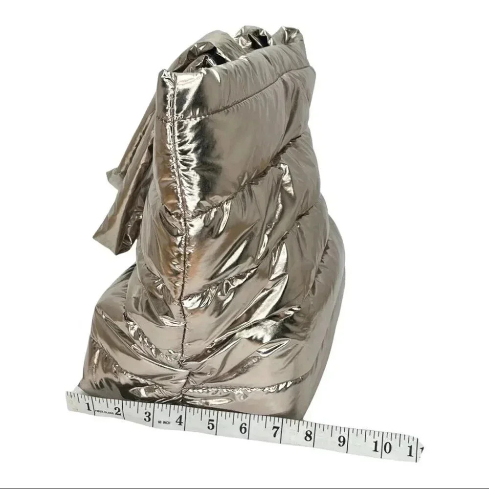 5 Piece Gold Quilted Puffer Tote Womens Skin Care Set - Elemis Smashbox Borghese - Picture 7 of 15